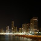 Benidorm coast at night
